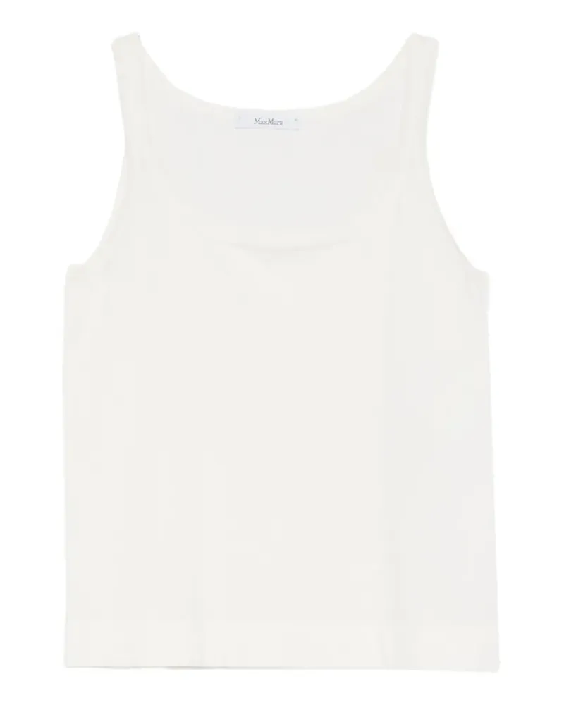 Max Mara square neck vest top - Nude Nude