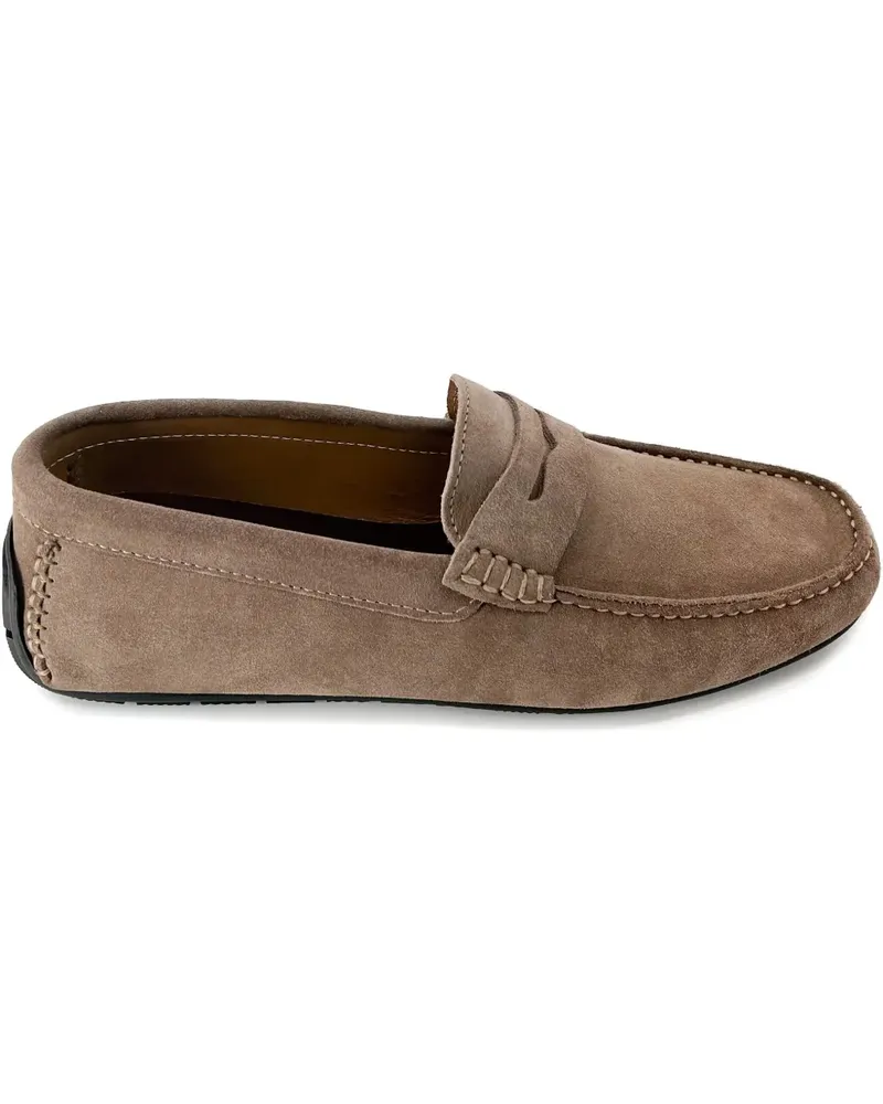 Bruno Magli Xane suede loafers - Brown Brown