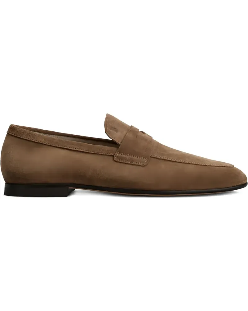 TOD'S Penny-Loafer aus Wildleder - Braun Braun