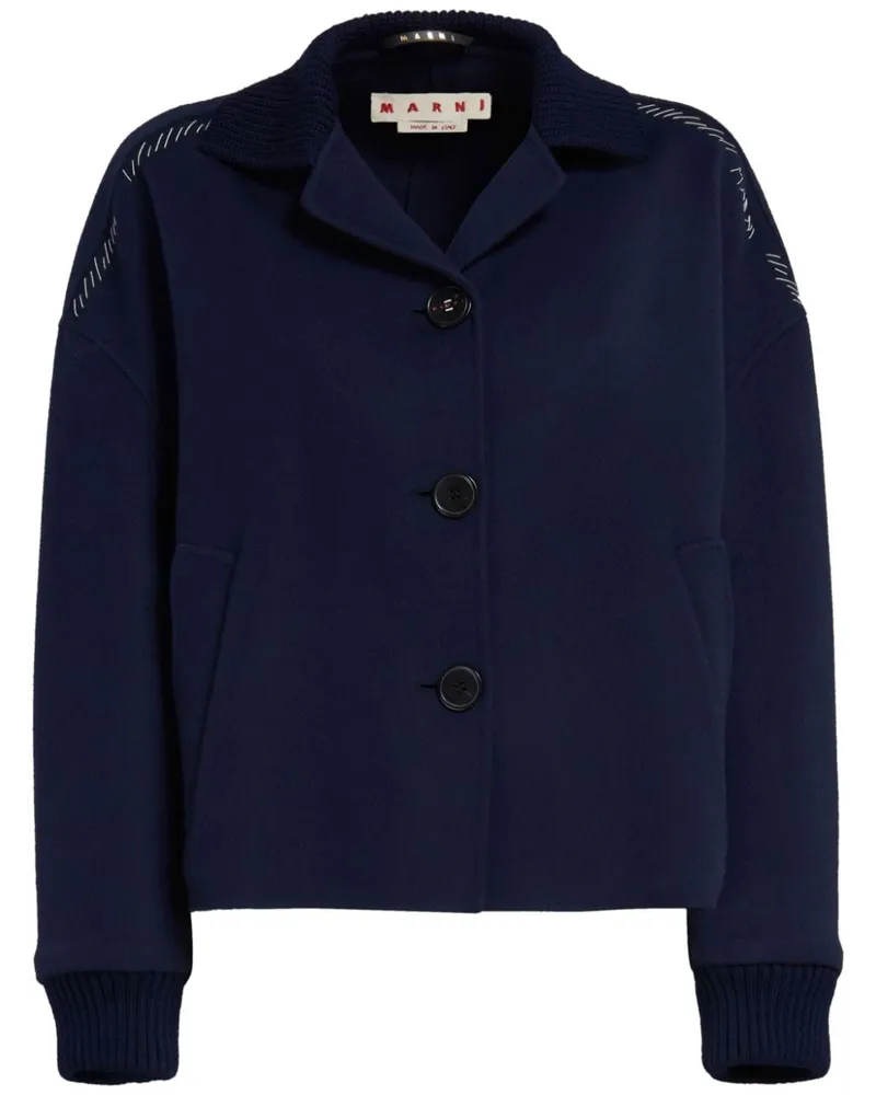Marni Minirock aus Wolle - Blau Blau
