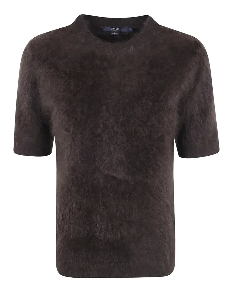 Seventy Kurzärmeliger Pullover - Braun Braun