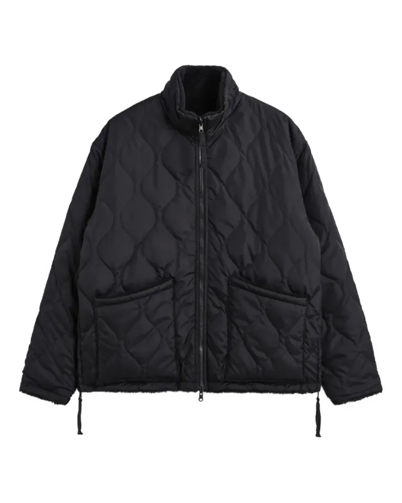 TAION reversible quilted-down jacket - Schwarz Schwarz