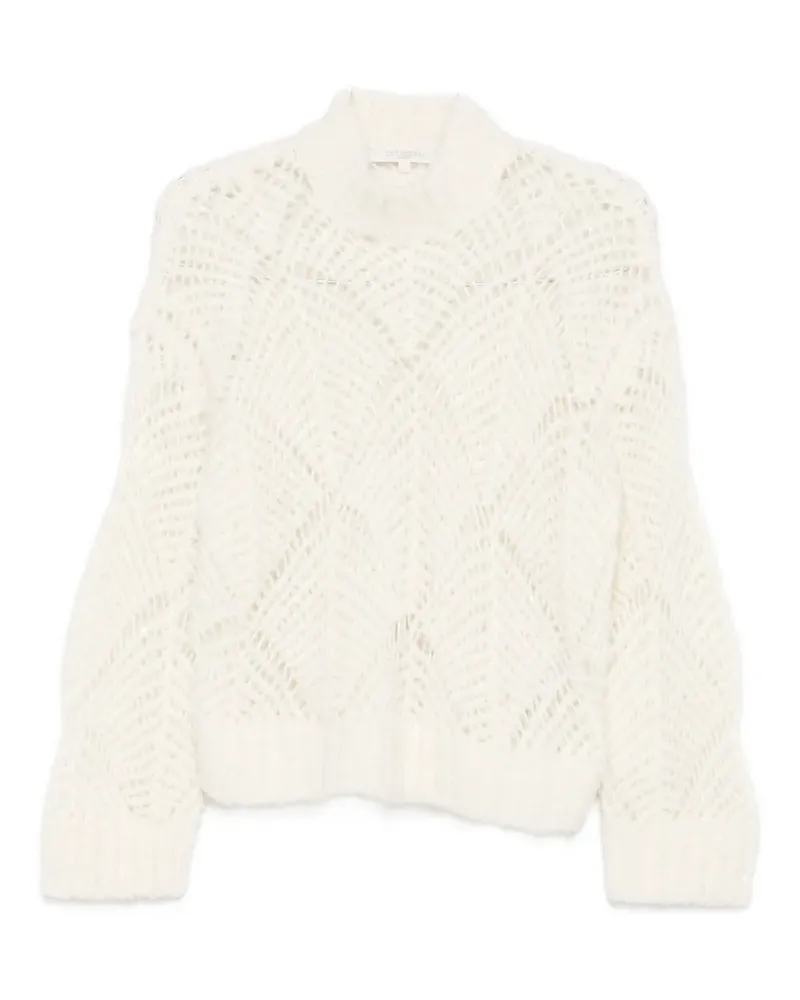 Antonelli Firenze open-work high-neck sweater - Nude Nude