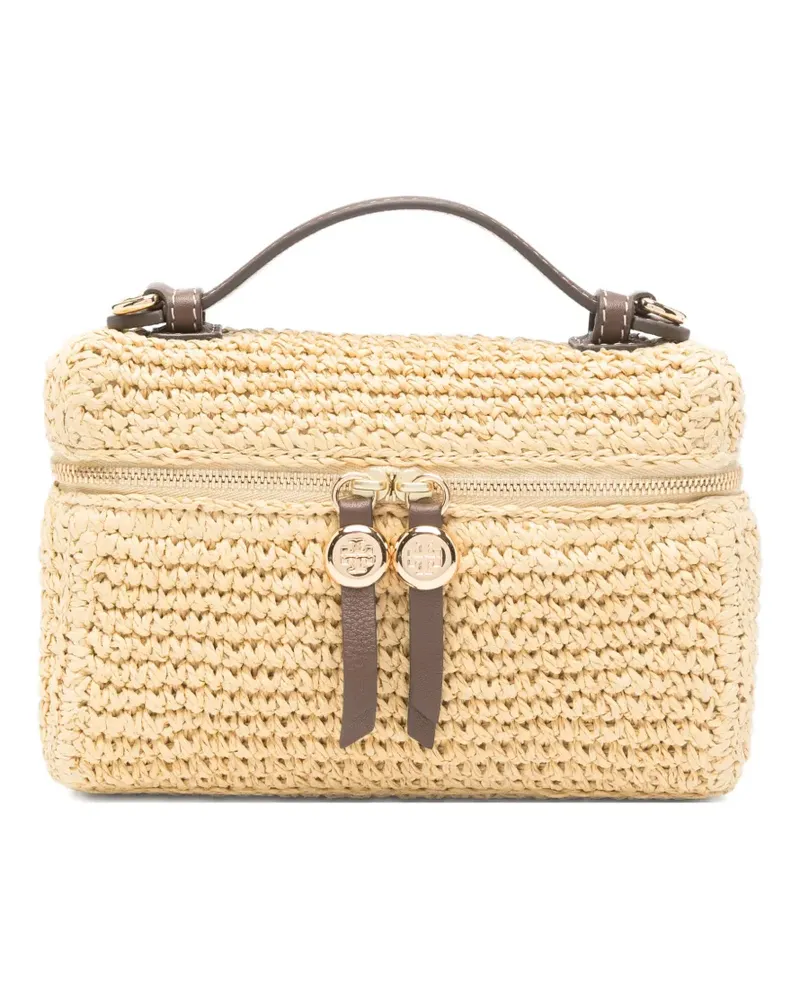 Tory Burch raffia mini bag - Nude Nude