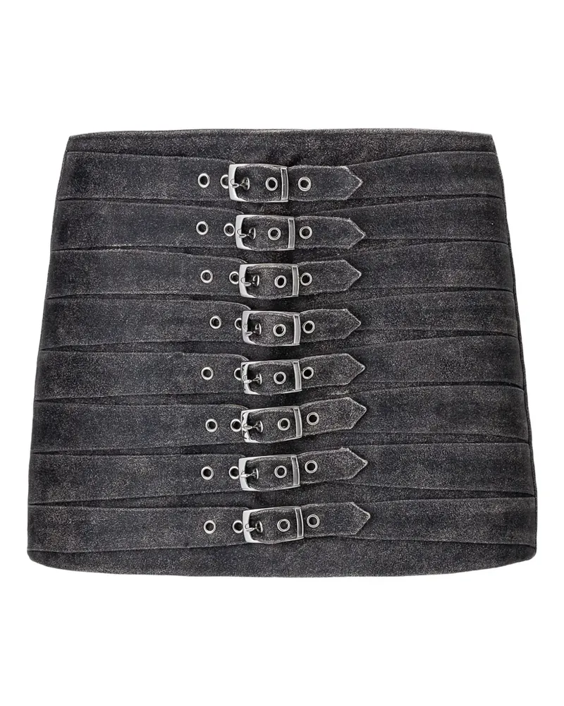 Manokhi Dita buckle-embellished skirt - Grau Grau