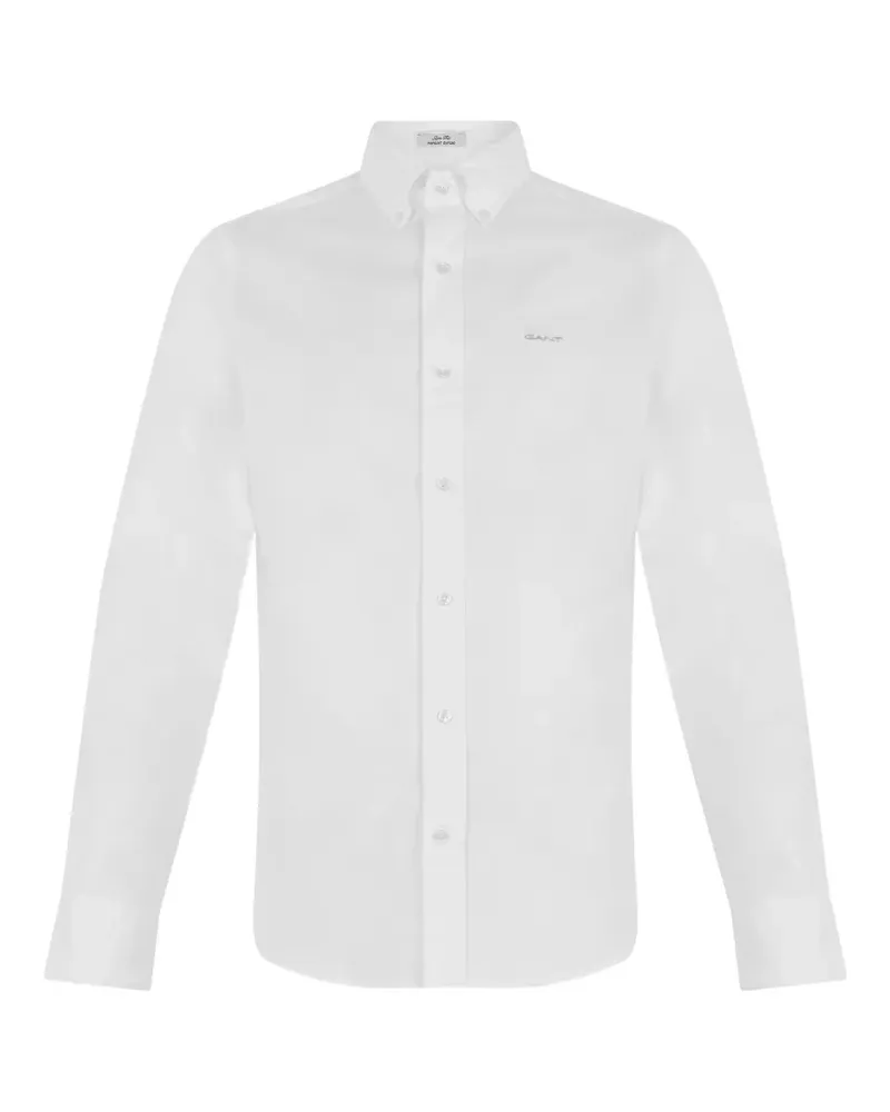 Gant long-sleeve cotton shirt - Weiß Weiß
