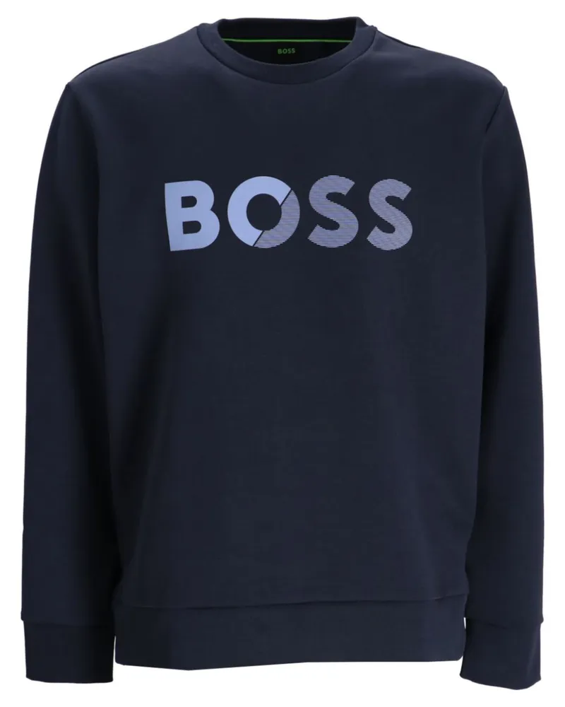 HUGO BOSS Salbo Tape Sweatshirt - Blau Blau