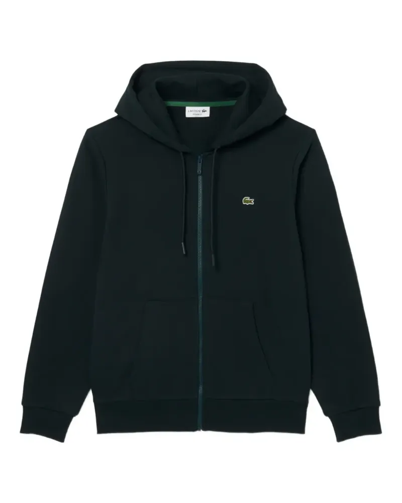 Lacoste classic fit zip-up fleece sweatshirt - Grün Grün