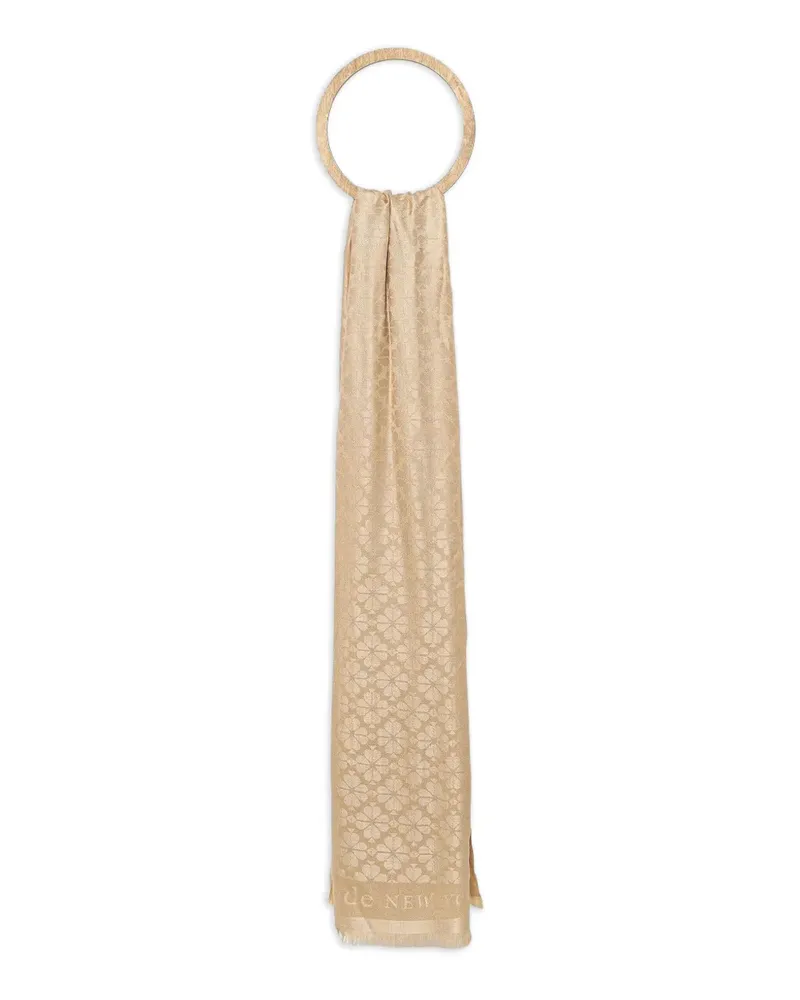 Kate Spade Schal mit Blumen-Muster - Nude Nude