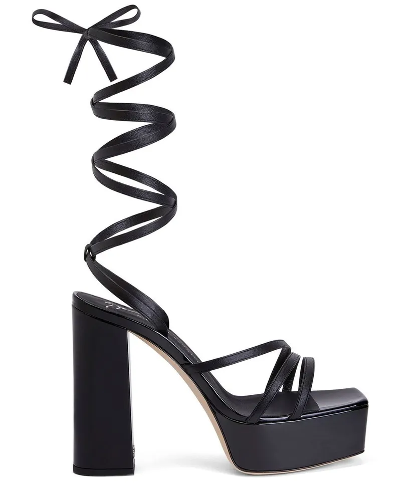 Giuseppe Zanotti Flavienne Plateau-Sandalen 120mm - Schwarz Schwarz