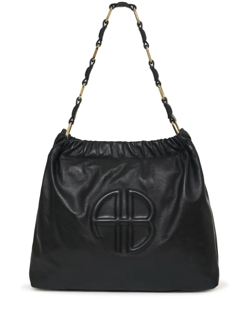 Anine Bing Kate Schultertasche - Schwarz Schwarz