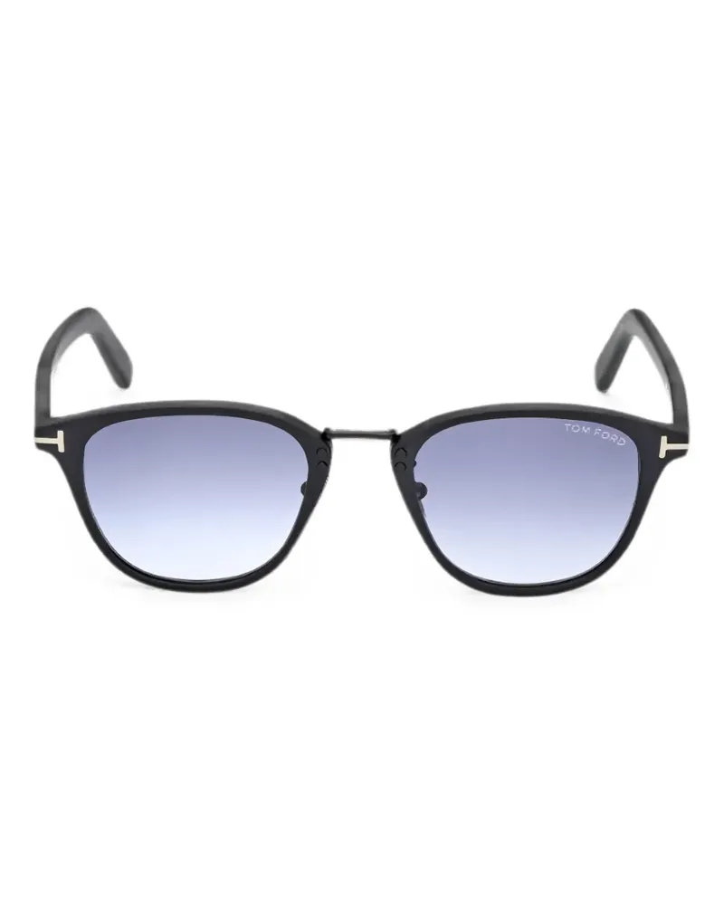Tom Ford Sonnenbrille mit eckigem Gestell - Schwarz Schwarz