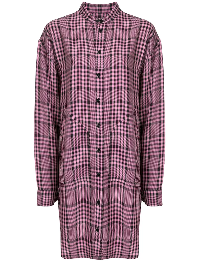 Colville Hemd mit asymmetrischem Saum - Rosa Rosa