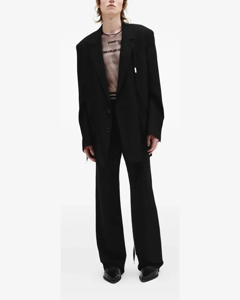 Ann Demeulemeester Leon Hose - Schwarz Schwarz