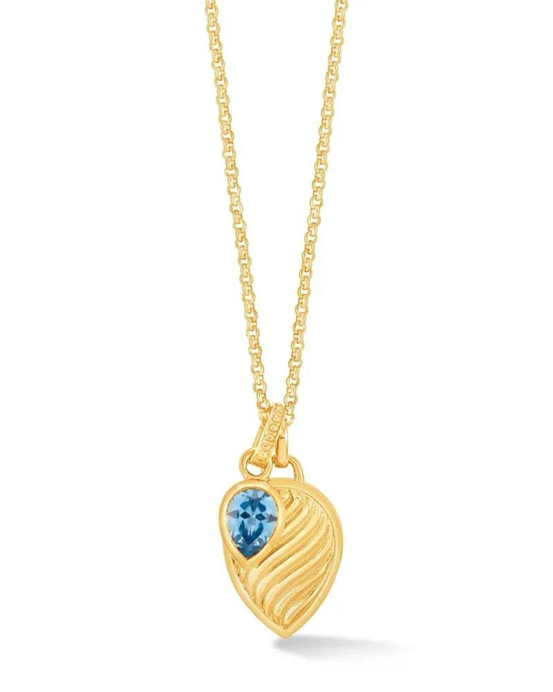 Dower & Hall Halskette mit verziertem Anhänger - Gold Gold