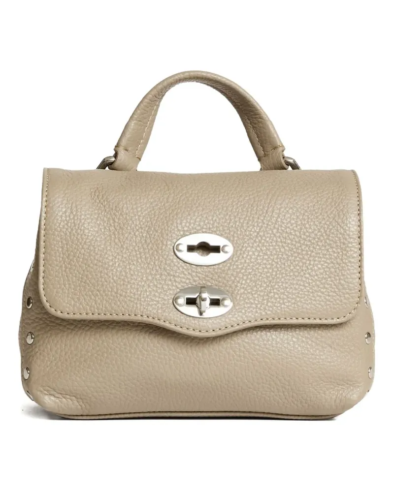 Zanellato leather tote bag - Nude Nude