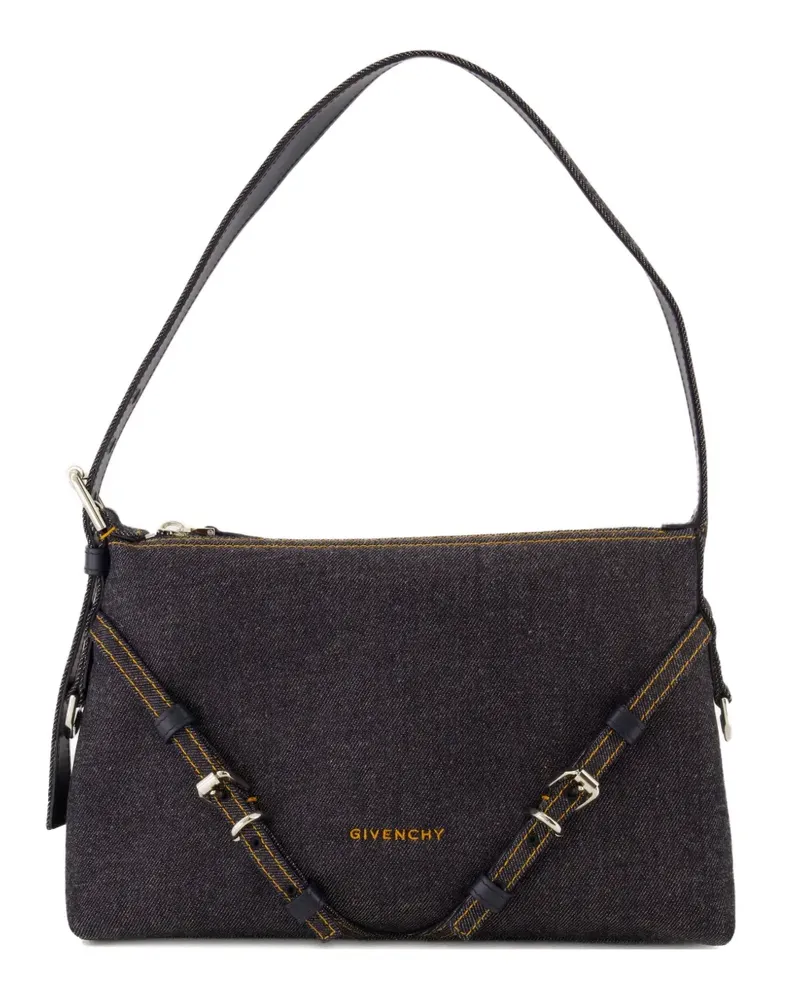 Givenchy Mittelgroße Voyou Schultertasche - Blau Blau