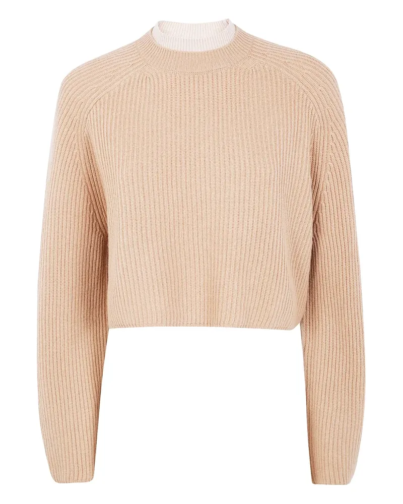 Max Mara ribbed wool sweater - Nude Nude