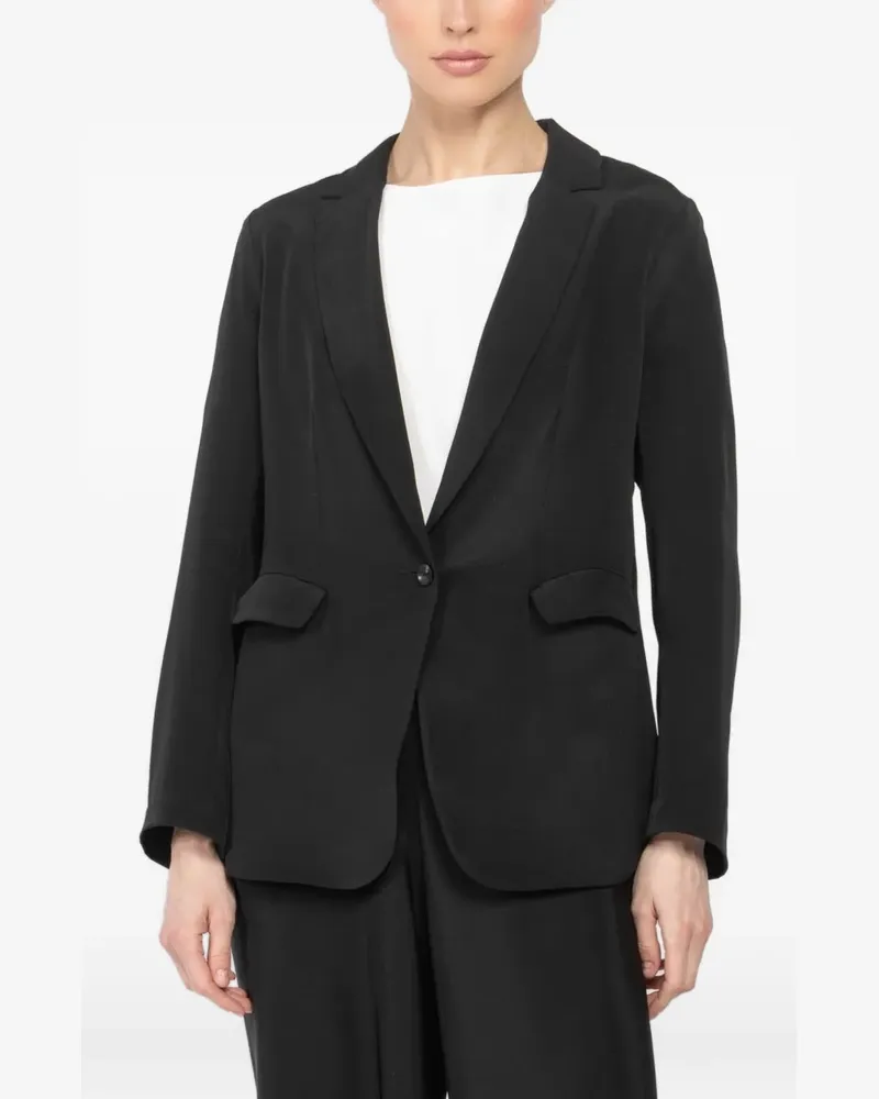 Peter Cohen Ian single-button blazer - Schwarz Schwarz