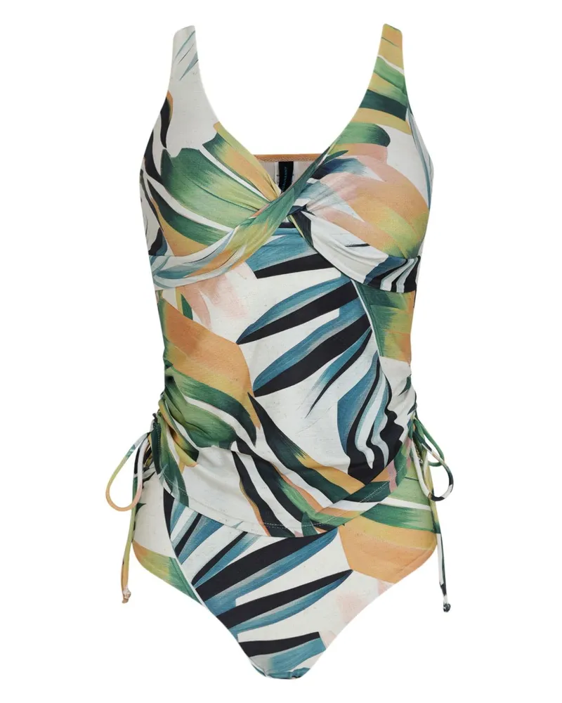 Lygia & Nanny Tankini mit grafischem Print - Weiß Weiß