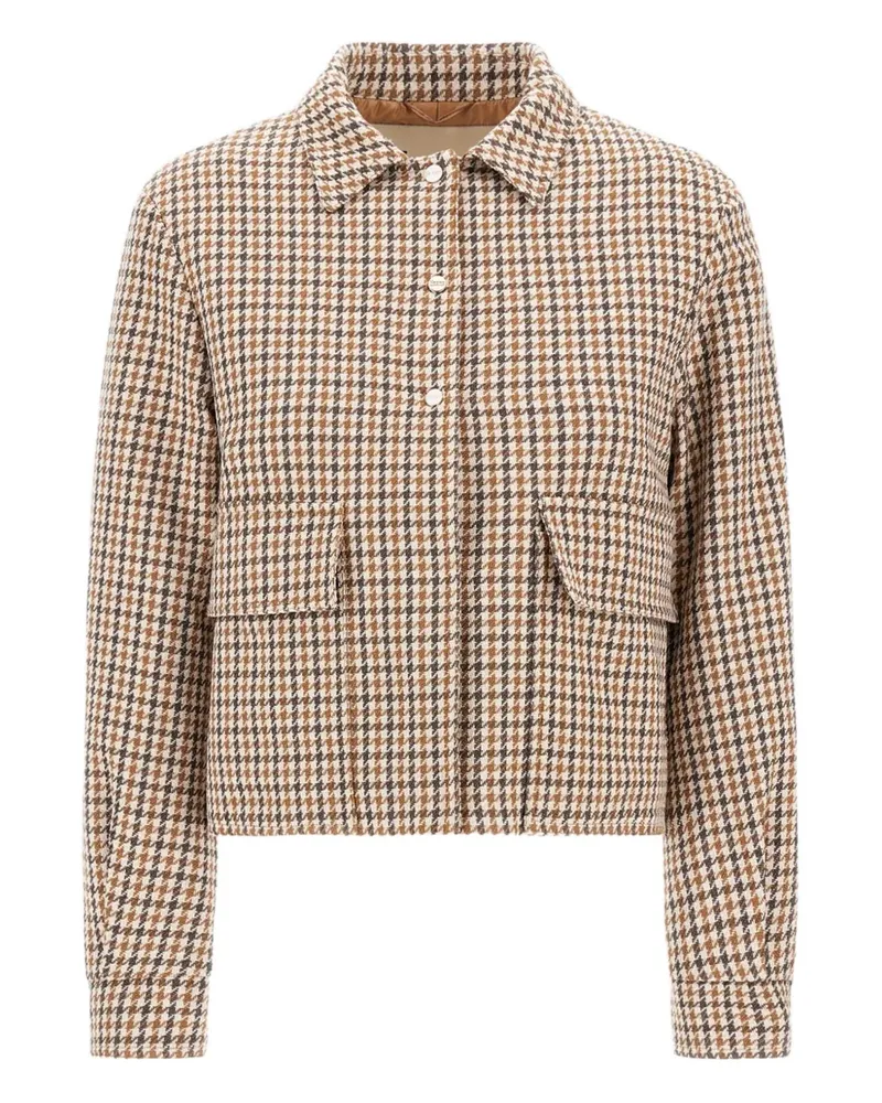 Herno Jacke mit Hahnentrittmuster - Nude Nude