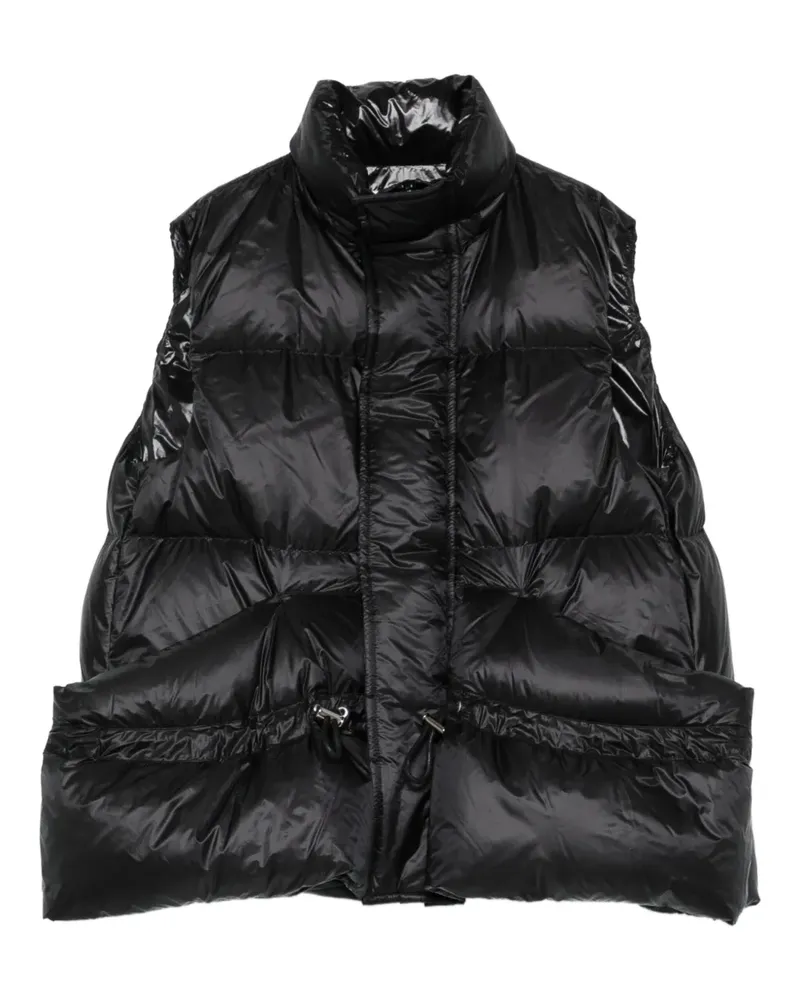 Sacai Gesteppte Weste - Schwarz Schwarz