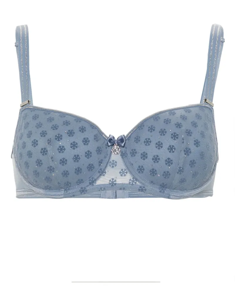 Marlies Dekkers Snowflake BH mit Kristallen - Blau Blau