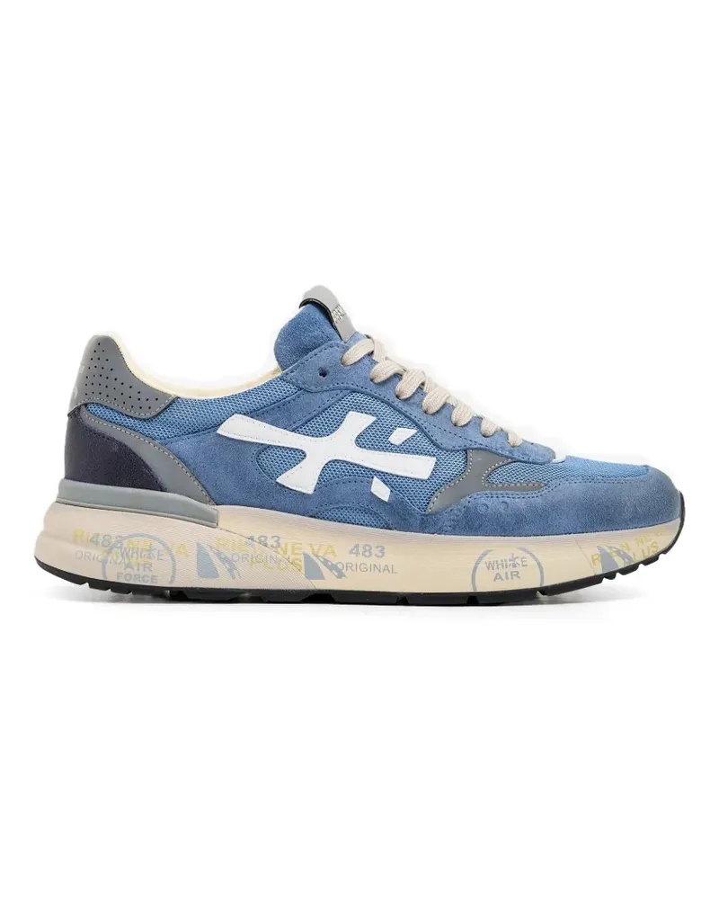 Premiata Mick 8120 suede logo sneakers - Blau Blau