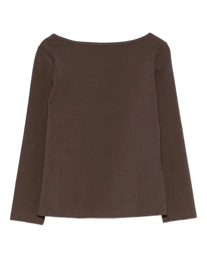 St. Agni Langärmeliges T-Shirt - Braun Braun