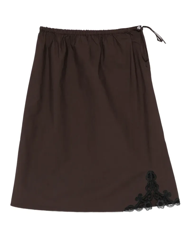 Soeur Bestickter Rock - Braun Braun