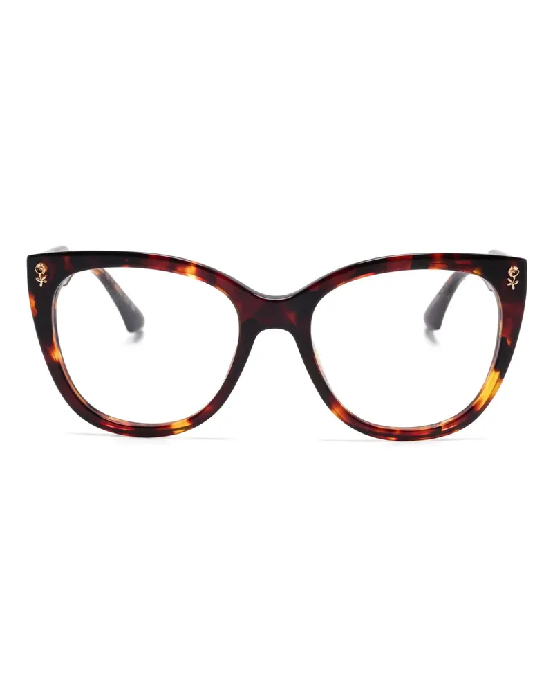 Etro Brille mit Butterfly-Gestell - Braun Braun
