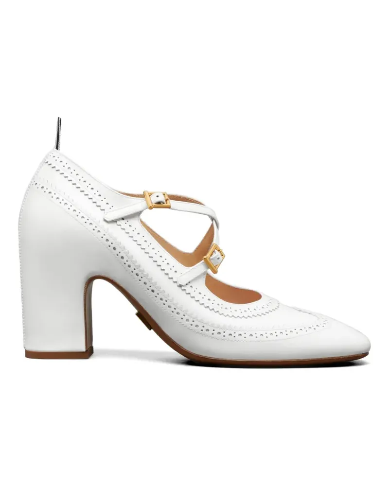 Thom Browne Thom John Pumps mit Budapestermuster - Weiß Weiß