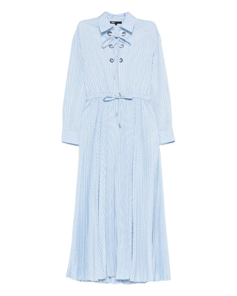 Maje Maxikleid mit Falten - Blau Blau