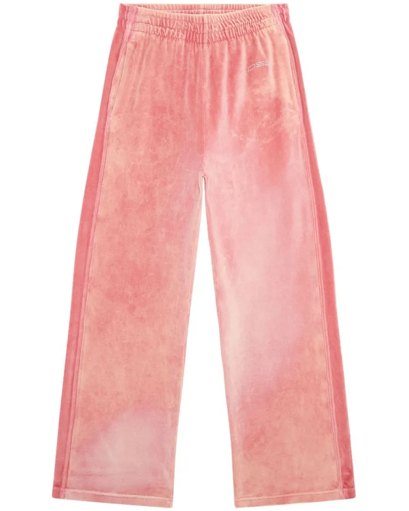 Diesel P-Martyn Jogginghose aus Chenille - Rosa Rosa