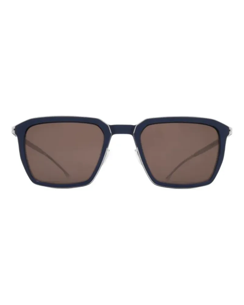 Mykita Sonnenbrille mit eckigem Gestell - Blau Blau