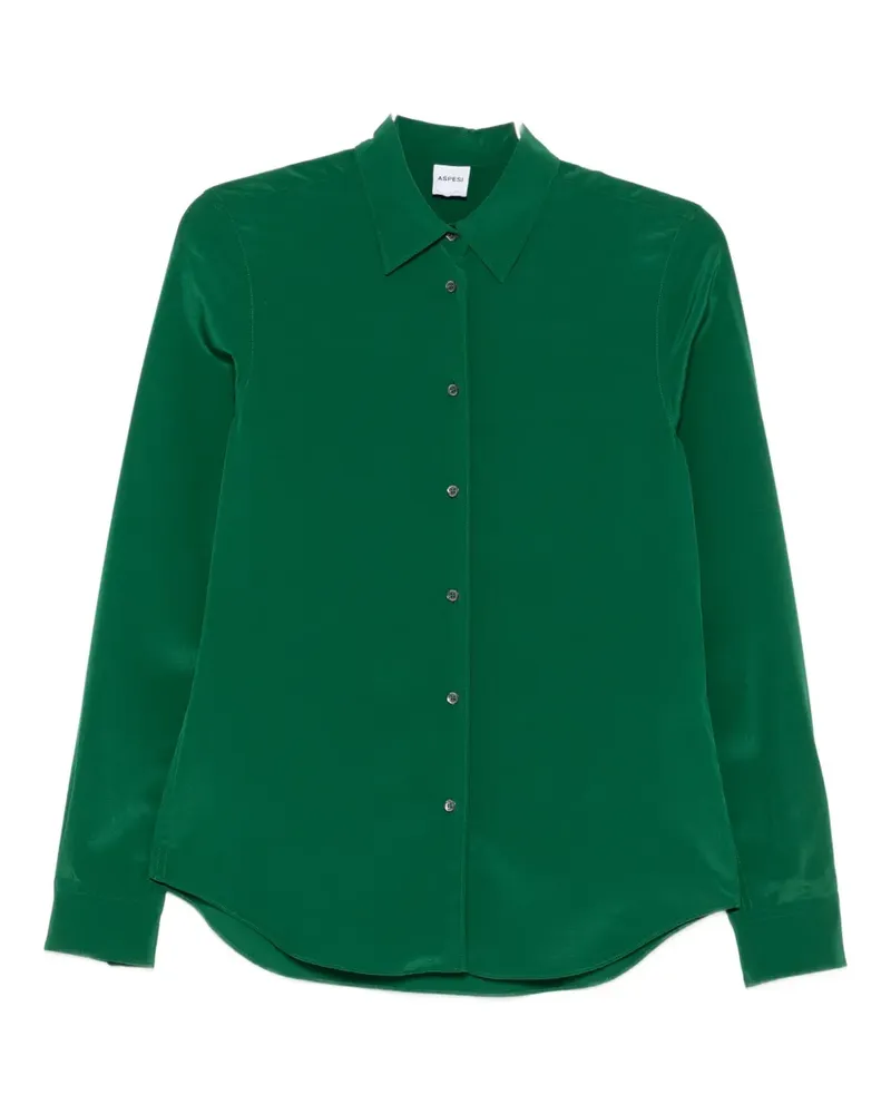 ASPESI silk shirt - Grün Grün
