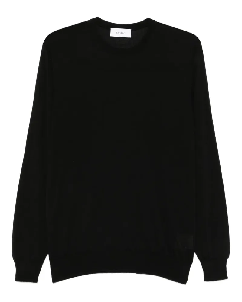 LARDINI Pullover mit Rundhalsausschnitt - Schwarz Schwarz