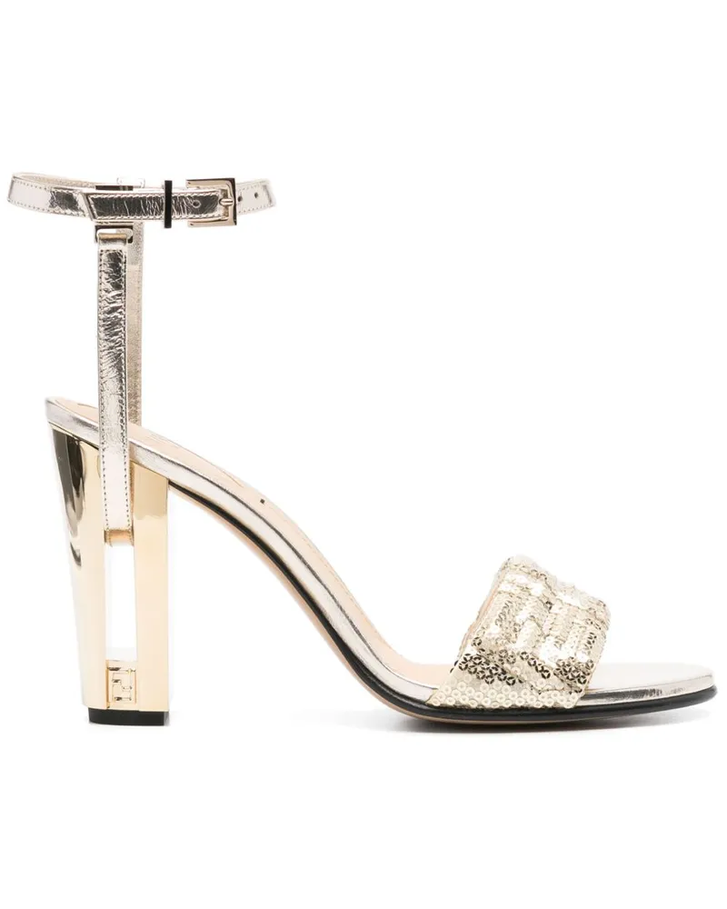 Fendi Delfina Sandalen 95mm - Gold Gold