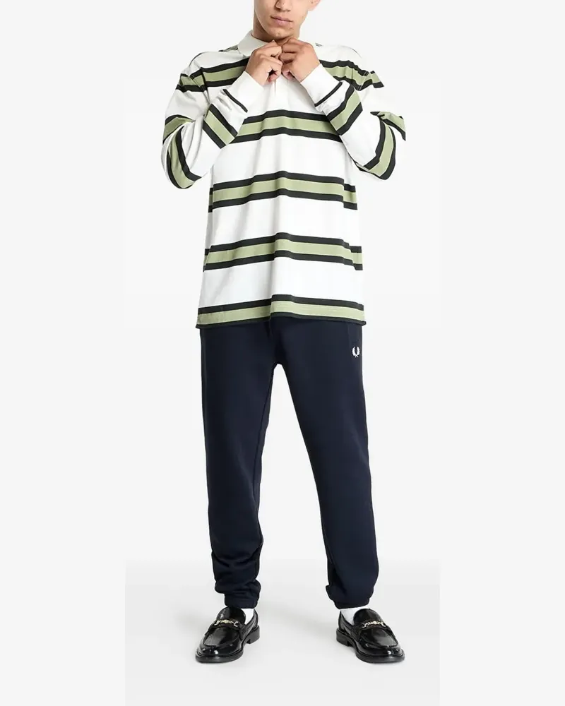 Fred Perry logo-embroidered track pants - Blau Blau