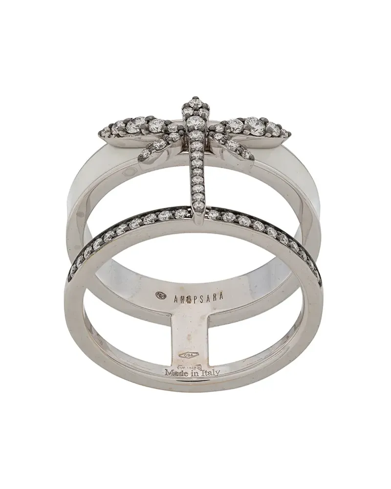 ANAPSARA Ring mit Libellenmotiv - WHITE GOLD White