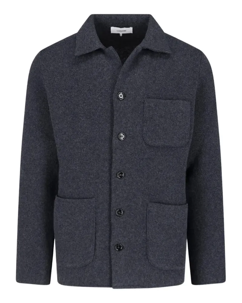 LARDINI Hemdjacke aus Kaschmir - Grau Grau
