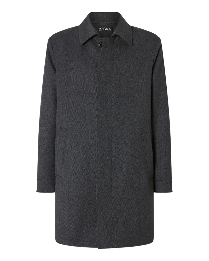 Ermenegildo Zegna Trenchcoat aus Wolle und Kaschmir - Grau Grau