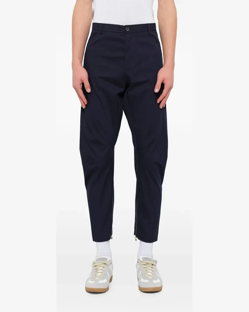 Lanvin Schmale Bikerhose - Blau Blau