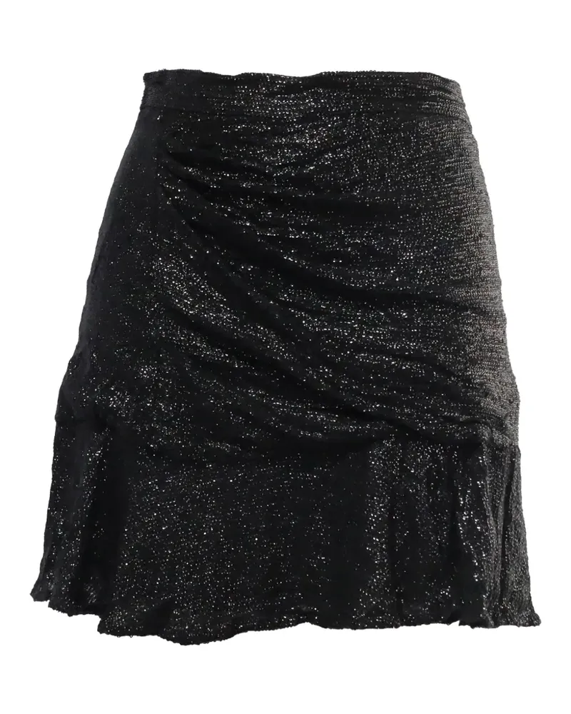 IRO Nako Sequined mini skirt - Schwarz Schwarz
