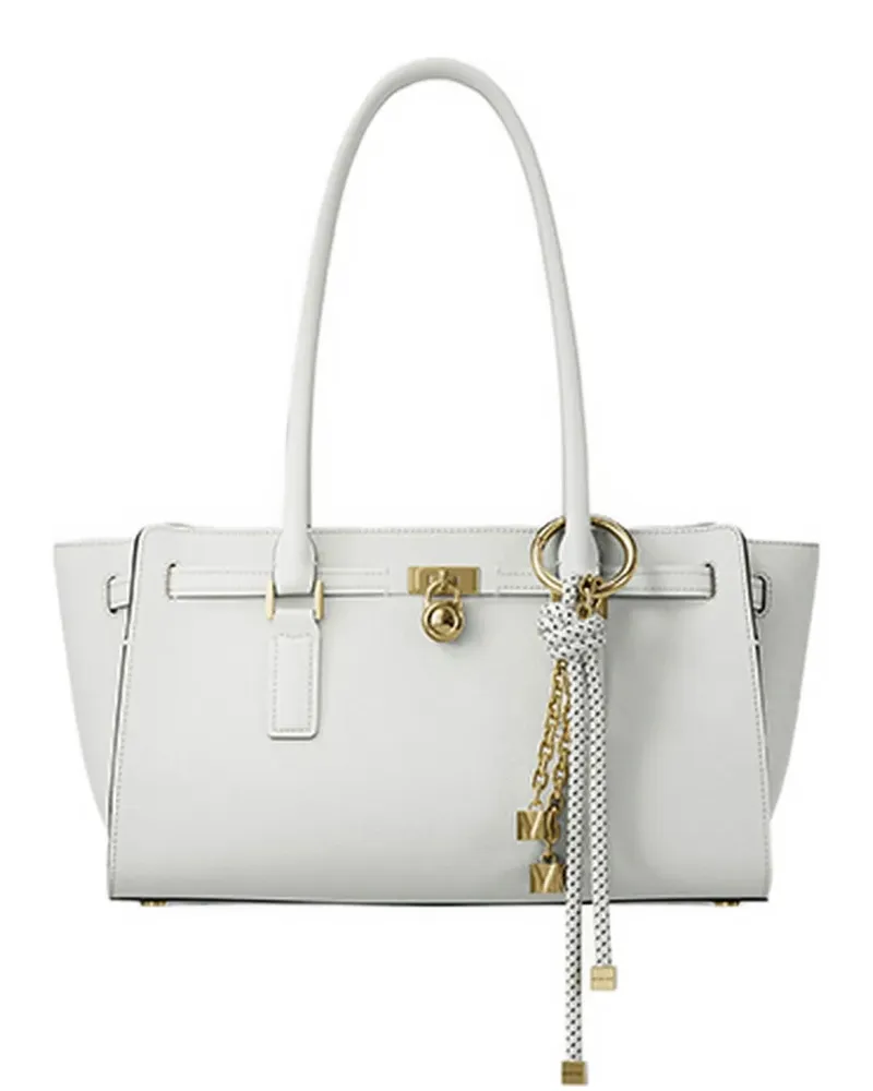 Michael Kors Hamilton Moderne small leather satchel - Weiß Weiß
