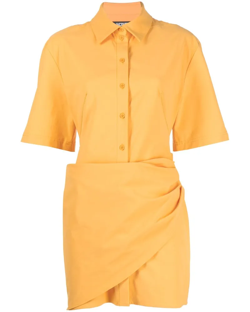 Jacquemus Kleid mit Cut-Out-Detail - Orange Orange