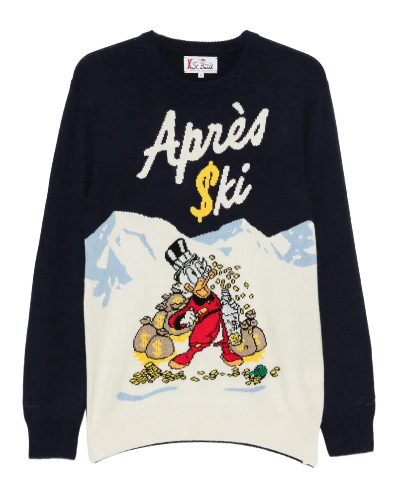 MC2 Saint Barth Après-Ski intarsia-knit sweater - Blau Blau