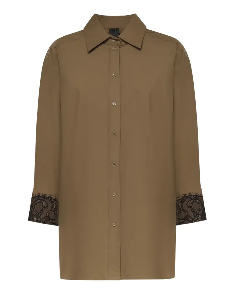 Pinko lace-detaili shirt - Grün Grün