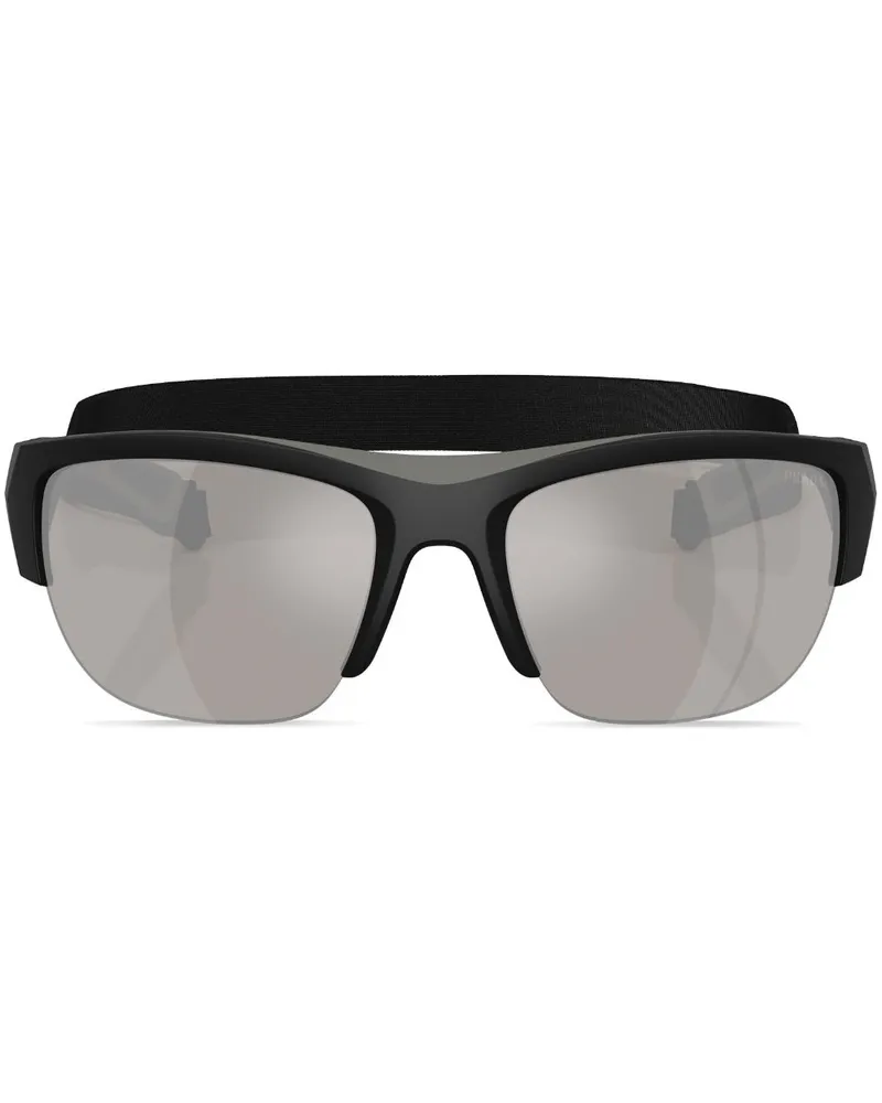 Prada Linea Rossa Sonnenbrille - Schwarz Schwarz