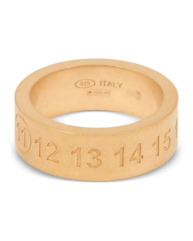 Maison Margiela Ring mit Nummern-Gravur - Gold Gold